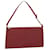 Louis Vuitton Pochette Red Leather  ref.1289436