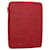 Louis Vuitton Agenda Cover Rosso Pelle  ref.1289496