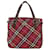 Burberry Nova Check Synthétique Rouge  ref.1289767