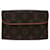 Louis Vuitton Pochette Florentine Brown Cloth  ref.1289805
