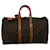 Louis Vuitton Keepall 45 Brown Cloth  ref.1289912