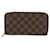 Louis Vuitton Portefeuille zippy Brown Cloth  ref.1289954