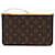 Louis Vuitton Pochette Brown Cloth  ref.1289977