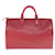 Louis Vuitton Speedy 35 Rosso Pelle  ref.1290037