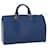 Louis Vuitton Speedy 35 Blue Leather  ref.1290143