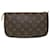 Louis Vuitton Pochette Accessoire Brown Cloth  ref.1290364