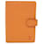Louis Vuitton Agenda Cover Orange Leder  ref.1290564