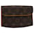 Louis Vuitton Pochette Florentine Brown Cloth  ref.1290589