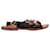 Sandales Marni Ponyhair noires et multicolores ornées de strass Taille 37.5 Veau façon poulain  ref.1290758