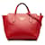 Bolso satchel mini con vuelo de Gucci rojo Roja Cuero  ref.1290796