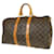 Louis Vuitton Keepall 45 Marrom Lona  ref.1290807