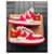 Autre Marque Air Force 1 Low Red Leather  ref.1290857