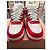 Autre Marque Nike Air Force 1 Low Rote Ledersneaker - Ansicht 3