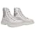Alexander Mcqueen Tread Slick Low Sneakers in White Canvas Cloth  ref.1290909