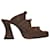 By Far Chaka Sandals in Brown Suede Leather  ref.1290944
