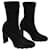 Alexander Mcqueen Scuba Soft Boots in Black Canvas  ref.1290952