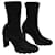 Alexander Mcqueen Scuba Soft Boots in Black Canvas  ref.1290956