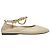 JW Anderson Bailarina Charm en Piel Beige Claro - vista 2