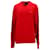 Tommy Hilfiger Herren-Pullover mit normaler Passform Rot Baumwolle  ref.1290976