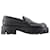 Loafers - Versace - Leather - Black Pony-style calfskin  ref.1290983