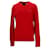 Tommy Hilfiger Mens Pima Cotton Cashmere V Neck Jumper Red  ref.1290984