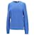 Tommy Hilfiger Jersey texturizado con cuello redondo para hombre en algodón azul claro  ref.1290988