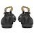 JW Anderson Charm Bailarina en Piel Negra - vista 3