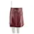 CLAUDIE PIERLOT  Skirts T.fr 38 leather Dark red  ref.1291037