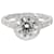 TIFFANY & CO. Halo Engagement Ring in Platinum G VVS2 1.66 ctw Silvery Metallic Metal  ref.1291136
