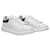 Sneakers Oversize - Alexander Mcqueen - Bianco/Pelle nera Vitello simile a un vitello  ref.1291176