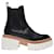 Stella Mc Cartney Platform Boots in Black Synthetic Leather Leatherette  ref.1291188