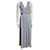 Jenny Packham Robe de soirée ornée de bijoux en mousseline et satin bleu clair Polyester  ref.1291241