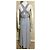 Jenny Packham Abito da sera con gioielli in chiffon e satin di colore azzurro chiaro Blu chiaro - vista 3