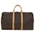 Louis Vuitton Keepall 50 Brown Cloth  ref.1291280