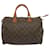 Louis Vuitton Speedy Brown Cloth  ref.1291303