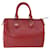 Louis Vuitton Speedy Rosso Pelle  ref.1291312