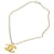 Timeless Chanel Logo CC Golden Metal  ref.1291351