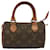 Louis Vuitton Mini Speedy Brown Cloth  ref.1291389