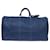 Louis Vuitton Keepall 60 Blau Leder  ref.1291391