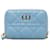 Dior Blue Cannage Leather Coin Pouch Light blue  ref.1291401