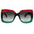 Gucci Black Square Tinted Sunglasses Plastic  ref.1291439