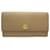 Gucci Brown GG Marmont Continental Leather Long Wallet Beige Pony-style calfskin  ref.1291440