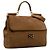 Dolce & Gabbana Dolce&Gabbana Borsa Miss Sicily Soft grande in pelle scamosciata marrone - vista 2
