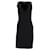 Ärmelloses V-Ausschnitt-Kleid von Ralph Lauren aus schwarzer Wolle  ref.1291495