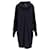 Max Mara Long-Sleeve Knit Dress in Navy Blue Wool  ref.1291503