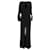 Stella Mc Cartney Stella McCartney langärmliger Cut-Out-Jumpsuit aus schwarzer Viskose Zellulosefaser  ref.1291514