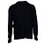 Céline Celine Cardigan abotoado em lã preta Preto - vista 3