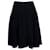 Prada-Faltenrock aus schwarzem Polyester  ref.1291523