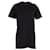 Acne Studios Jerseykleid mit kurzen Ärmeln aus schwarzer Baumwolle  ref.1291532