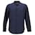Etro Printed Dress Shirt in Navy Blue Cotton  ref.1291576